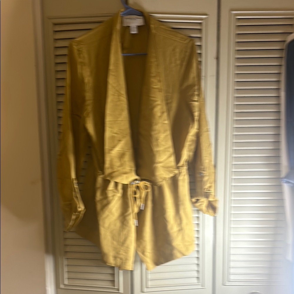Elegant Mustard Women's Robe